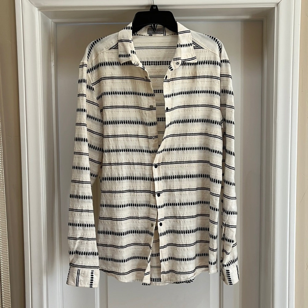 Zara Textured Woven Shirt